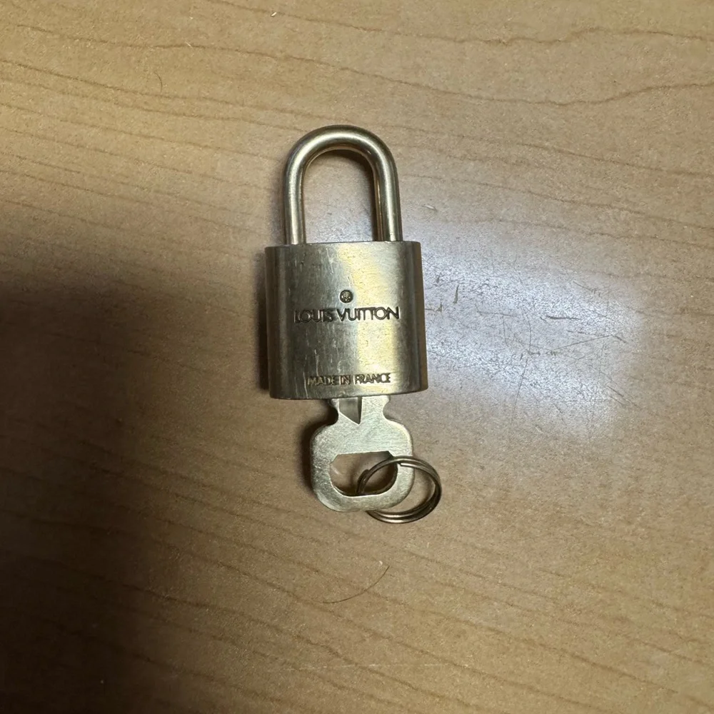 Louis Vuitton Gold Padlock with Key #309 - Picture 3 of 4